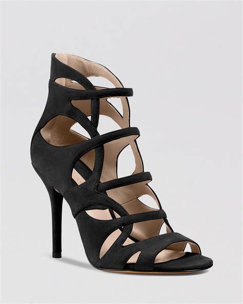 michael kors black strappy sandals|Michael Kors black sandals sale.